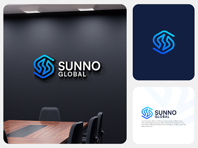 Sunno Global best logo best logo design branding design logo logo design modern logo s logo s logo design tech logo technology logo vector