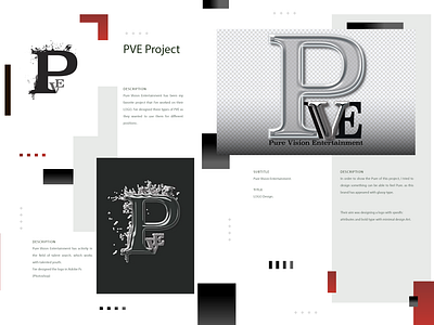 PVE branding graphic design logo