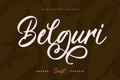 Belguri Script Font luxury