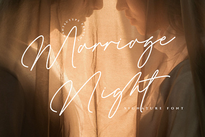 Marriage Night Handwritten Font luxury