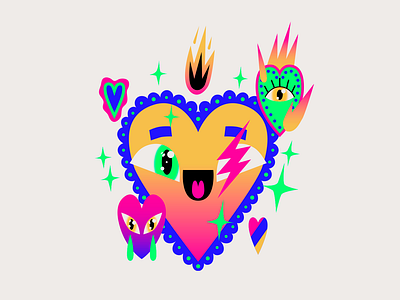 Mi Gente | More Likes app empty state heart illustration spot