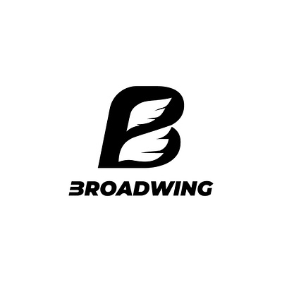 B wings logo b logo letter b logo logo design wings logo