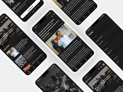 News App Concept app design graphic design ui vector
