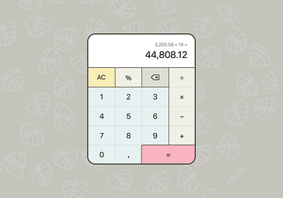 Calculator calculator dailyui