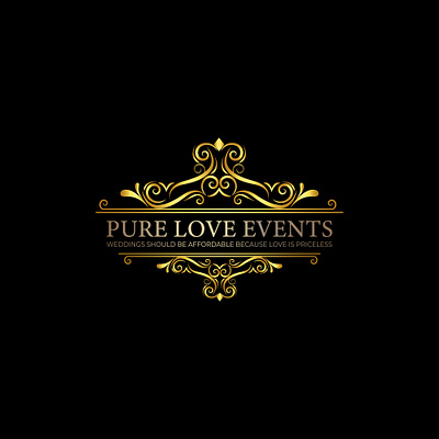 Pure Love Events 3d logo animation birthday branding design events graphic design icon illustration logo logodesign love minimalist logo party pure pure love events ui