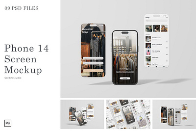 Phone 14 Pro Screen Mockup instagram post instagram story instagram template iphone iphone 14 iphone mockup iphone pro iphone screen mock mockup phone photoshop psd screen showcase smartphone smartphone mockup social media ui ux up