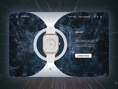 Minimalist style watch concept design design minimal ui ui design uiux watch