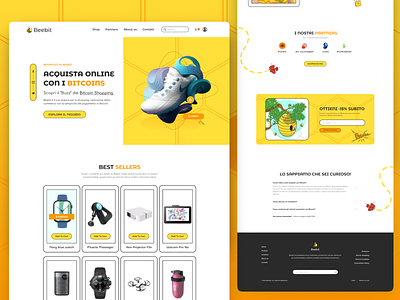 BeeBit: Shopping with Convenience - Ecommerce Website Design ecommerce ecommerce business ecommerce design ecommerce landing ecommerce landing page ecommerce platform ecommerce website ecommerce website design lifestyle store live shopping online shopping online shopping application online store shoe store website shop website shopping landing page shopping website website design