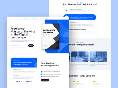 Course Landing Page branding design landing page ui ux website