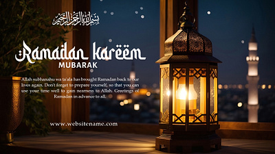 Ramadan kareem islamic festival banner design adobe photoshop advertisement banner branding graphic design ramadan
