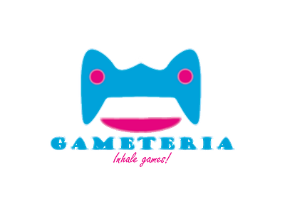 Gameteria - Logo 3d animation branding graphic design logo
