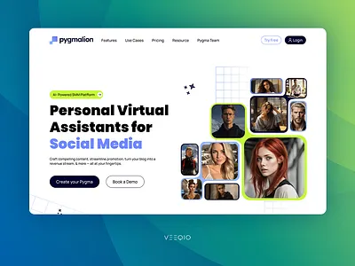 Ai Assistant Landing Page ai ai design ai landing page ai platform ai website hire ui ux hire ui ux designer landing page software startup ui ui ux designer uiux uiuxdesign ux webdesign website