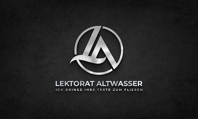 LA letter logo branding design flat graphic design illustration la letter logo letter logo logo logo design minimal ui ux vector