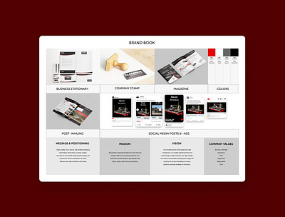 Corporate Brand Book brand guidlines branding business stationary graphic design ui