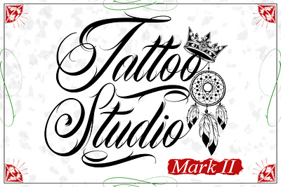 Tattoo studio chic tattoo fonts.