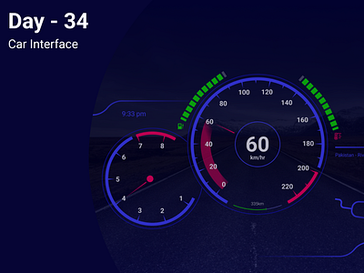 Modal For Car Interface Page Design - DailyUI Day034 car interface dailyui034 dailyui034carinterface figma landing page product design product landing page uiux user interface web design