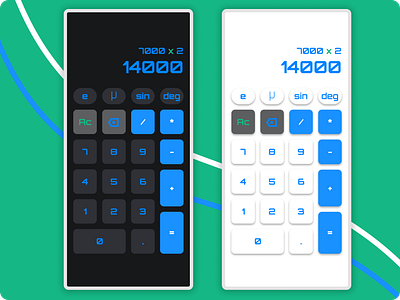 Calculator App UI Design app design app ui design calculator app design design figma graphic design mobile uiux design prototyping ui user experience user experience design user interface user interface design ux web design wireframing