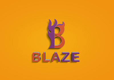 B letter Logo Design - Blaze Logo Design 3d b blaze bold branding corporate dynamic energy fire graphic design innovation logo modern power strength tech vibrant