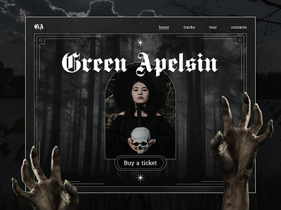 Green Apelsin / LANDING PAGE design landing ui ux