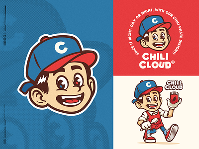 ChiliCloud® branding cartoon character chili cloud design emblem graphic design identity illustration logo malaysia mascot vector
