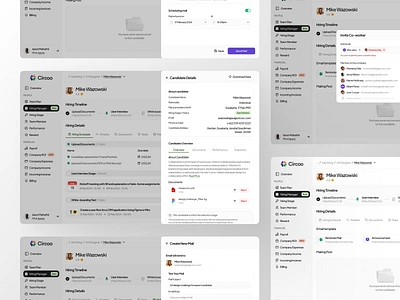 Circoo Human Resource SaaS admin dashboard employee employee management hiring hr hr dashboard hr tool human resource job managemant platform product product design saas saas product web app web design website