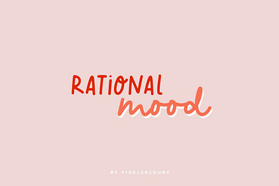 Script Font Rational Mood dingbats display duo feminine font handwriting handwriting font handwritten illustration quotable script typeface uppercase