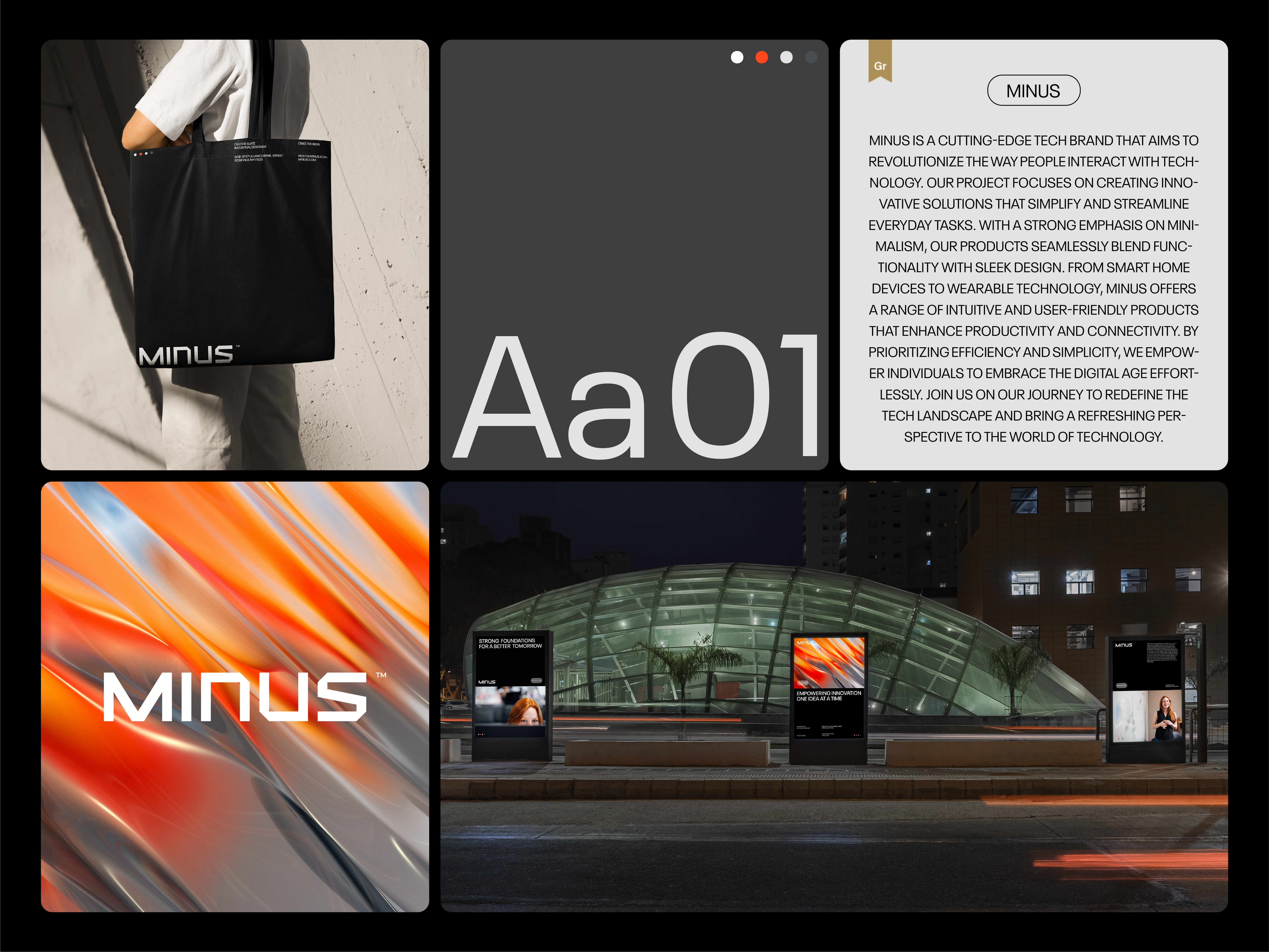 Minus Technology Brand identity behance branding design feature work graphic design logo minimal technology typo mark typography visualidentity