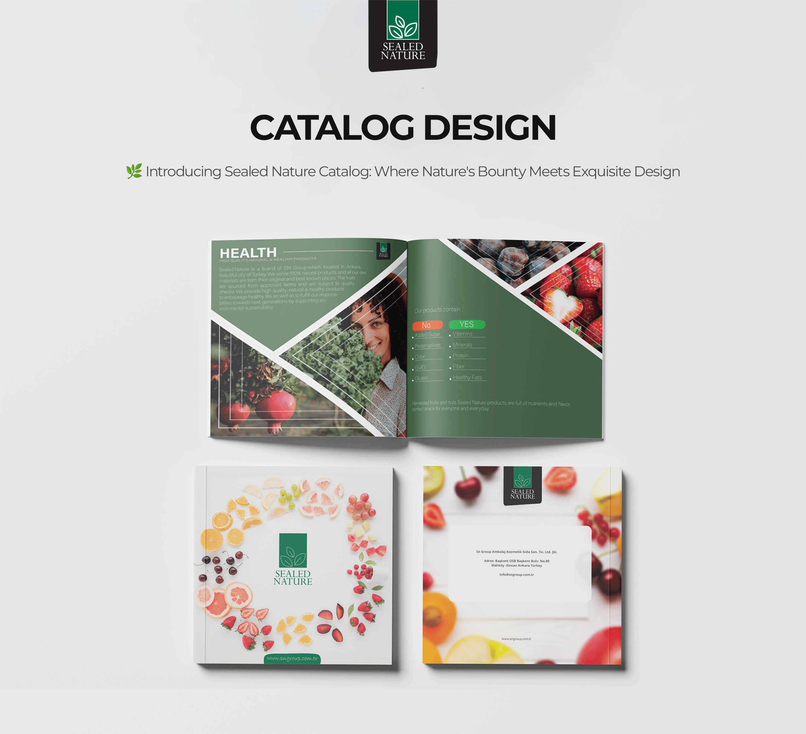 Example of Sealed Nature Catalog Design