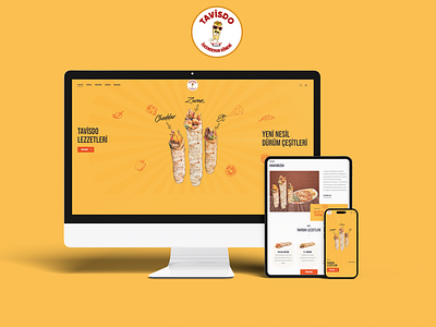 Tavisdo Website Design branding food restaurant food restaurant website ui web design website