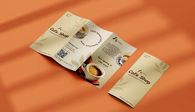 Coffee Shop Brochure branding brochure coffee design graphic design illustrator logo photoshop typography vector