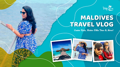 YouTube Thumbnail (Travel Vlog) graphic design poster design posterdesign thumbnail ui