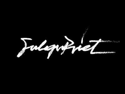 fulguriet hand writing logo raw writing