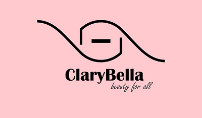 ClaryBella's logo beautiful graphic design logo woman