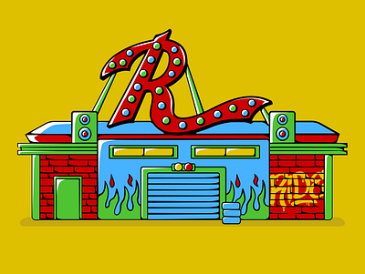 Pimp my Ride - Garage animation design graphic design icon il illustration vector