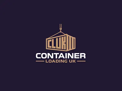 CLUK Container logo design brand logo business logo cluk contaner logo graphic design logos logo logo creation logo design logo design business logo illustration