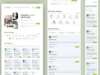 GoodJob App app graphic design ui ux