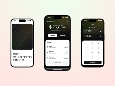 Crypto Currency Mobile App Concept Design concept design crypto currency ui ux