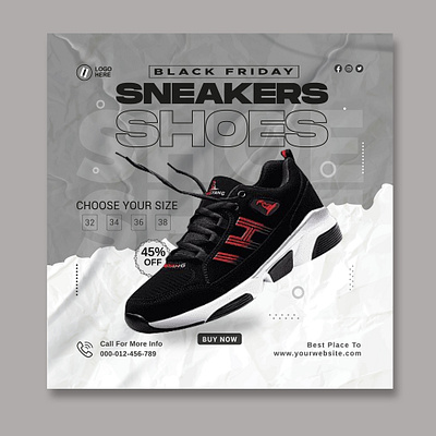 NEW PRODUCT SPORT SNEAKERS advertising new product nike post design show sneakers social media post sport sneakers sports design