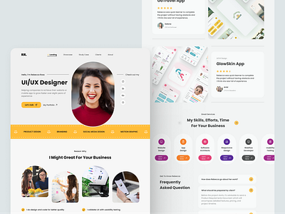 BWA: Portfolio Landing Page Design landing page portfolio website ui user interface