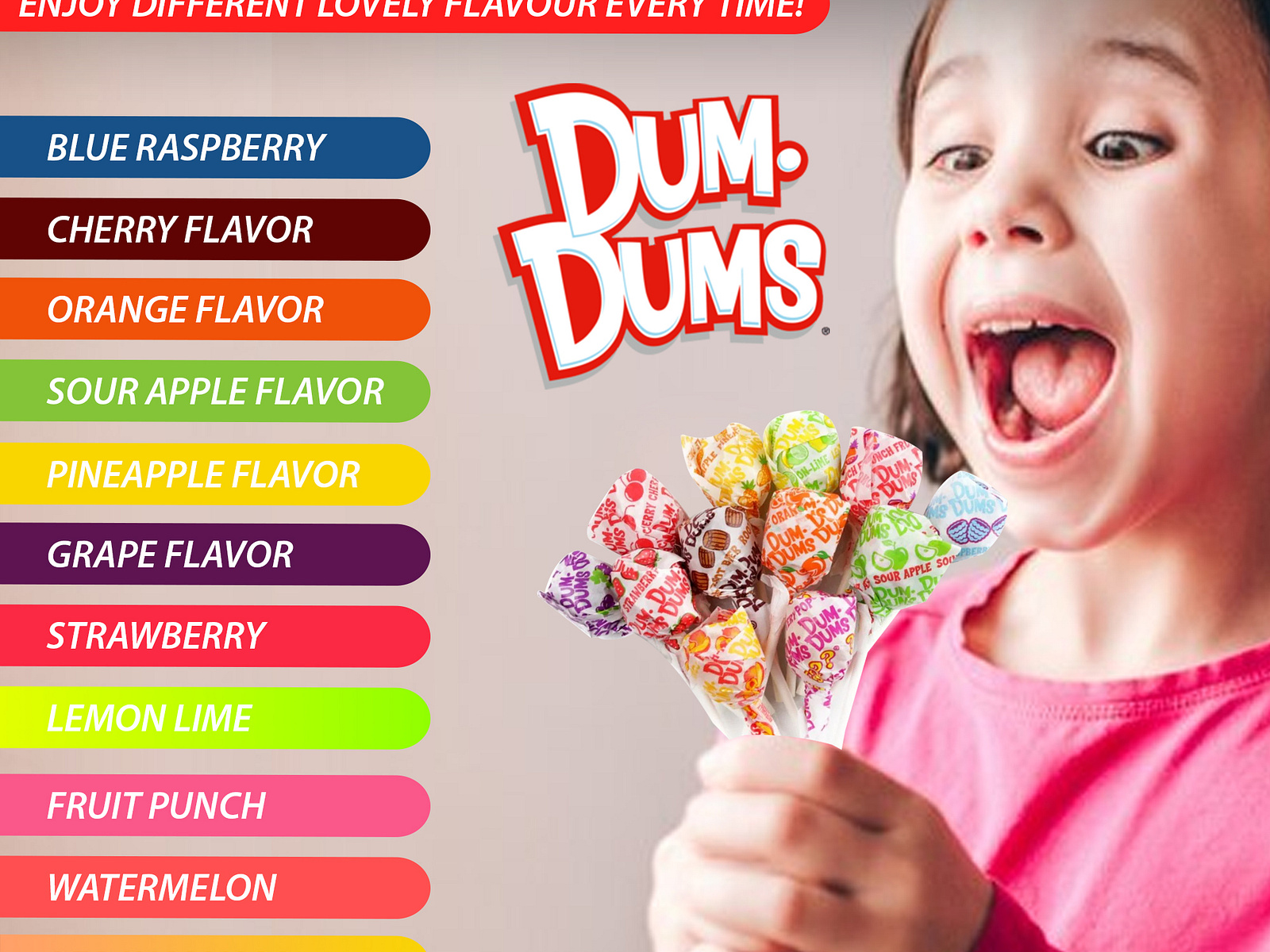 Dum Dums Lollipop Listing Images by Fahad Atif on Dribbble