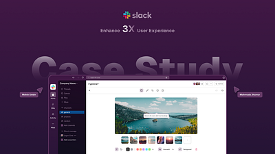 Slack UX Case Study | Enhance 3X User Experience casestudy problemsolving productdesign slackcasestudy uidesign useresearch uxui