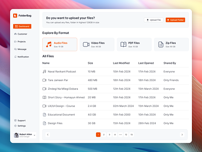 File Manager Dashboard UI cloud storage cloud storage website dashboard dashboard design dashboard figma ui dashboard ui dashboard ui ux figma dashboard figma design file manager file manager dashboard file store website file upload file upload software google doc google drive product design web app web app design web app ui