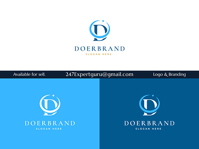 Letter d initial elegant logo design animation branding graphic design logo modern logo motion graphics