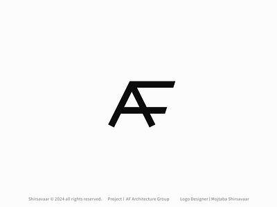 AF Architecture Group Logo architecture branding design graphic design logo logo design