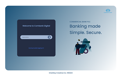 Bank Login Page // Redesign bank bankui branding dailyuico graphic design ui ux