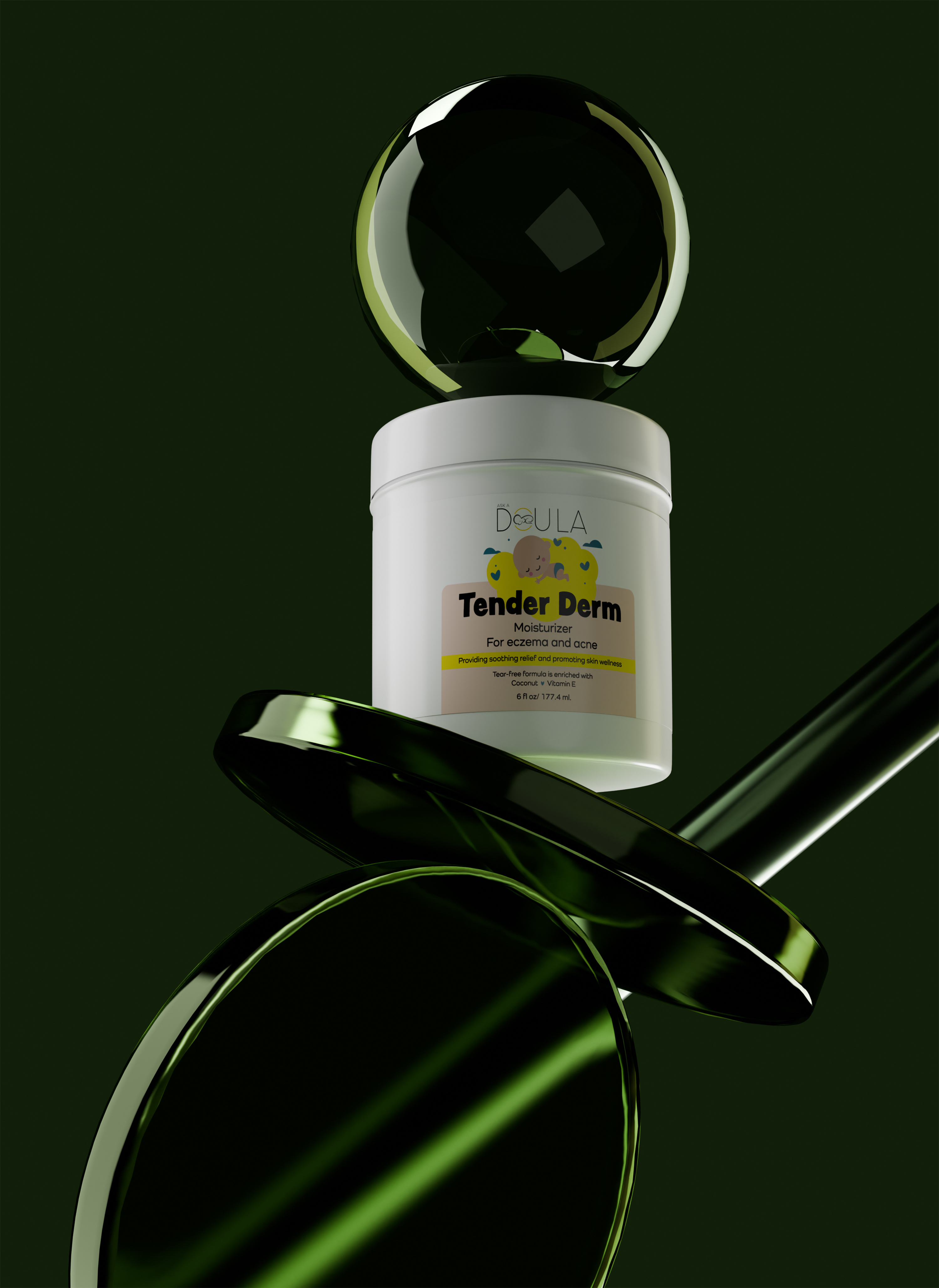 Example of Skin Care, Cosmetics Label And Packaging