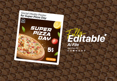 Pizza Offer Poster, to boost your productivity. branding designer grafixerbro graphic design illustration offerposter pizza pizzaoffer posterdesign posterdesigner productdesign socialmedia