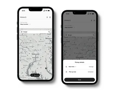 Map results design typography ui ux