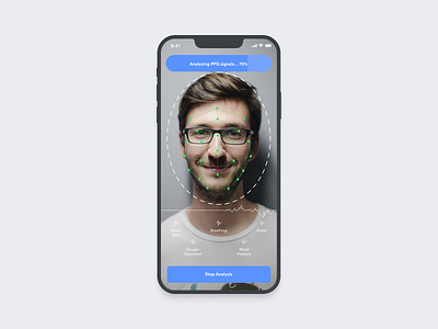 SignalADoc - Facial Health Screening Feature design facial health illustration minimal tech ui uidesign uiuxdesign ux ux ui