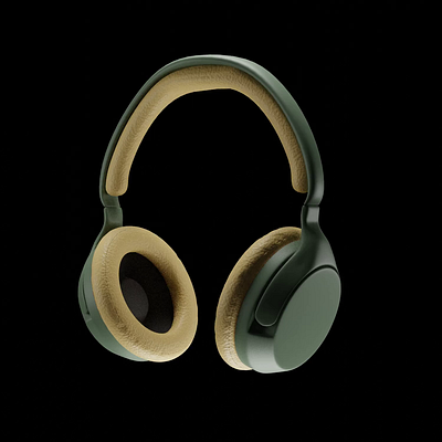 Headphone 3d! 3d blender design graphic design